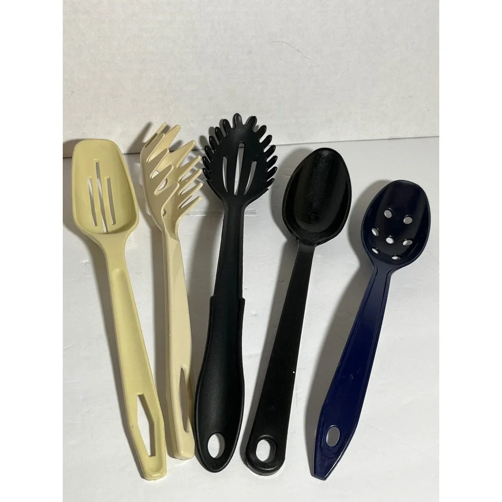 Vintage Kitchen Utensil Set 5pc Hutzler Tailor Made King Kraft Made in USA Nylon